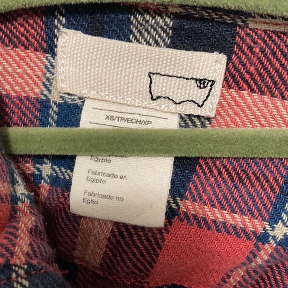 Levis plaid flannel shirt - Picture 2 of 4